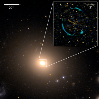 The Einstein Ring created by ESO 325-G004